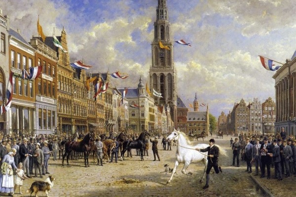 Paardenkeuring Grote Markt Groningen